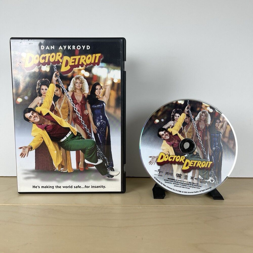 Doctor Detroit (DVD, 1983) Disc Only, Ships w/o Case